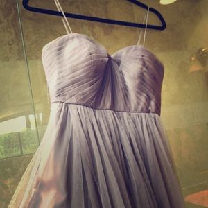 amethyst gown with built in straps